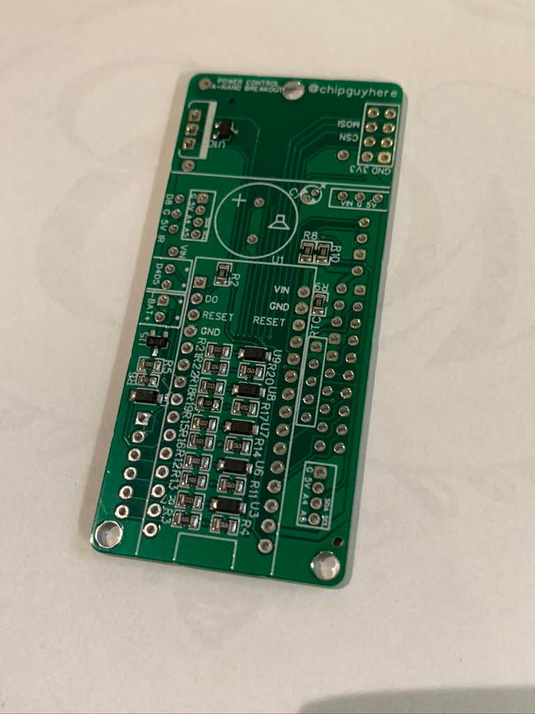 Chipguy's Breakout Board for Arduino Nano with Battery Power Shut-Off Control (4-Pack)
